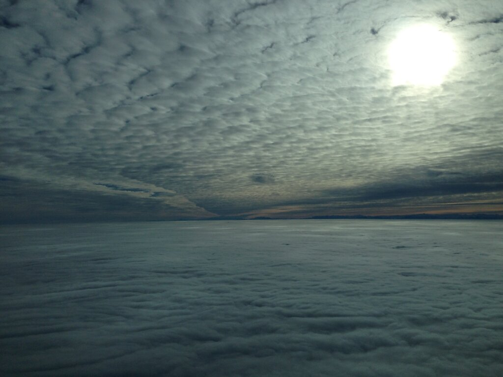 17.11.2013 München - Timisoara | Wolkenschichten