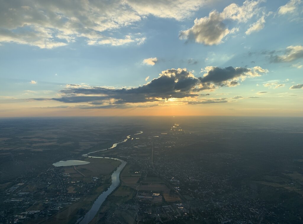 13.07.2020 Dresden - München | Sonnenuntergang über der Elbe