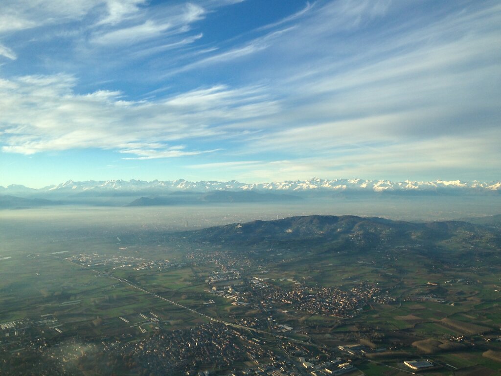 19.11.2014 München - Turin | Anflug auf Turin