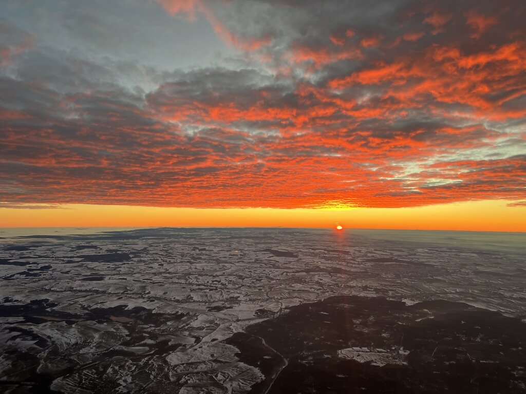 17.01.2025 Dresden - München | Der Himmel brennt